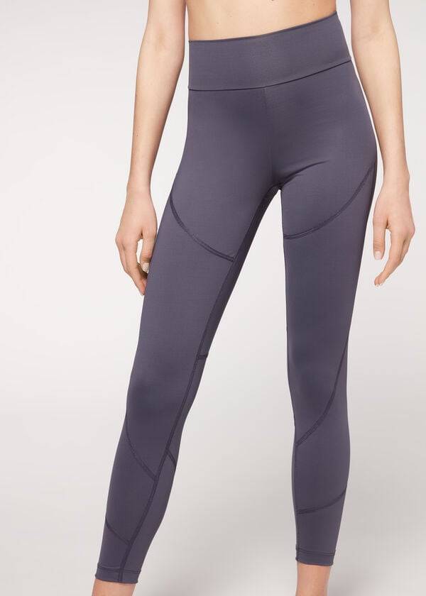 Ženske pajkice calzedonia performance athletic mornarsko modre barve