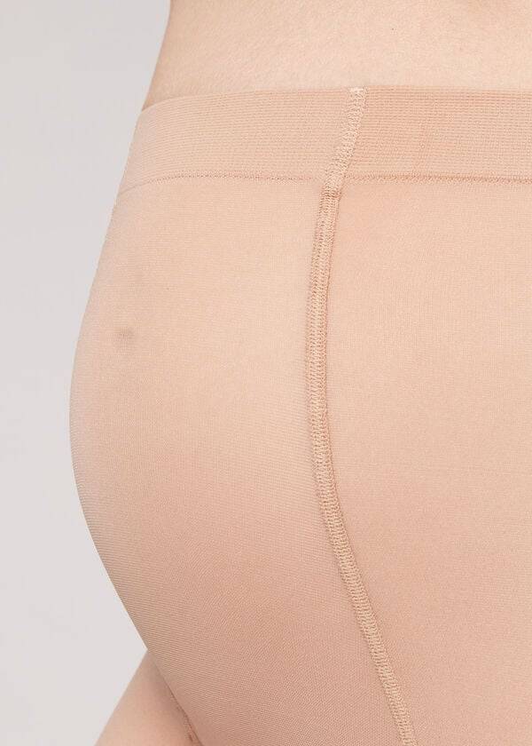 bež calzedonia 30 maternity denier prosojne ženske pajkice