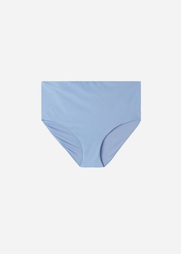 modri ženski bikini z visokim pasom calzedonia indonesia eco