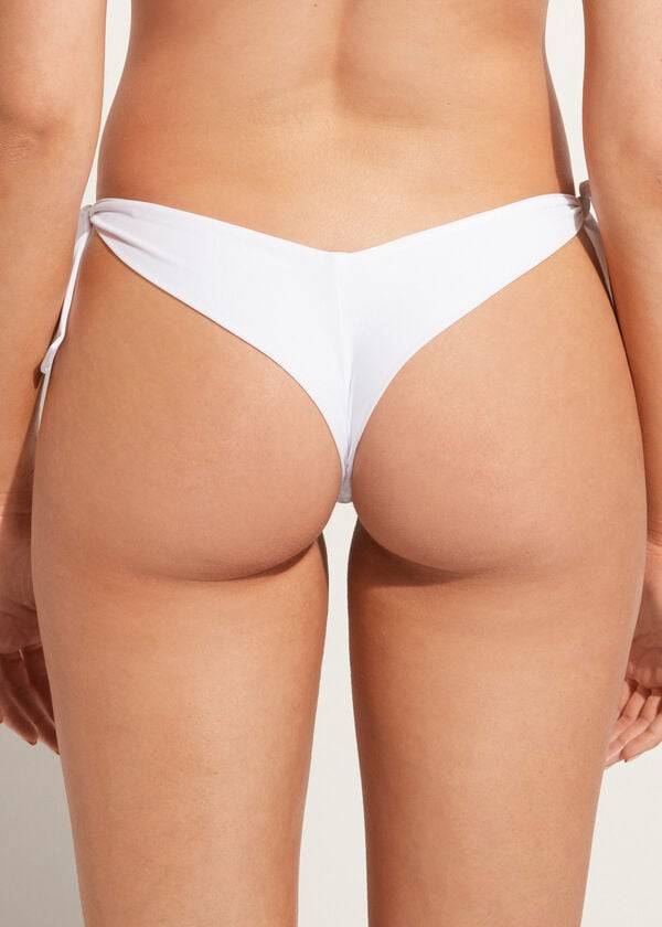 beli ženski bikini z visokim v-izrezom calzedonia brazilski mumbai