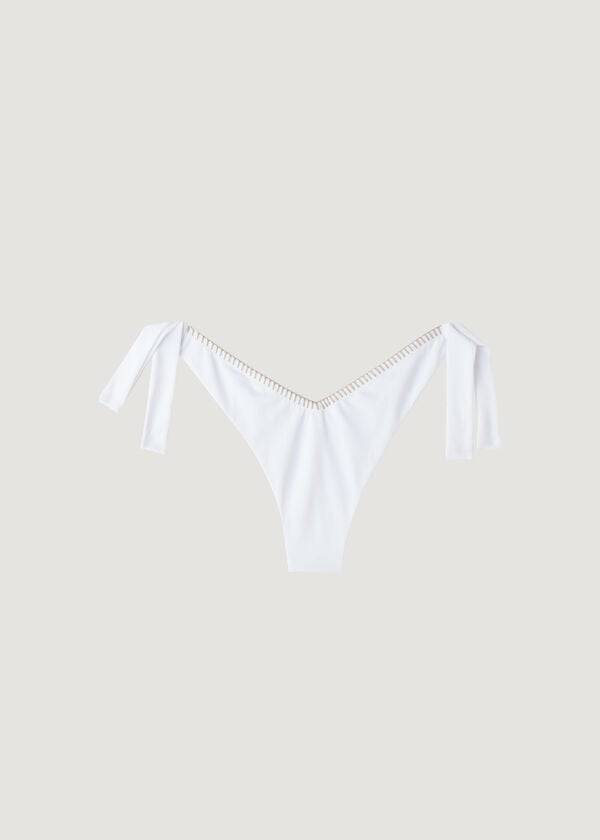 beli ženski bikini z visokim v-izrezom calzedonia brazilski mumbai