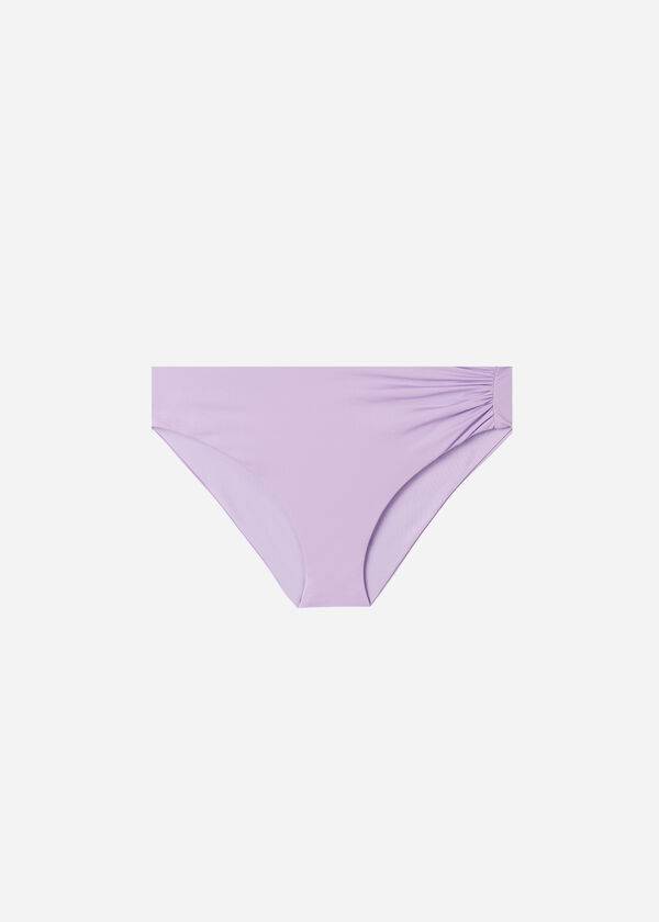 vijolični ženski eko bikini spodnji del calzedonia z visokim pasom iz indonezije