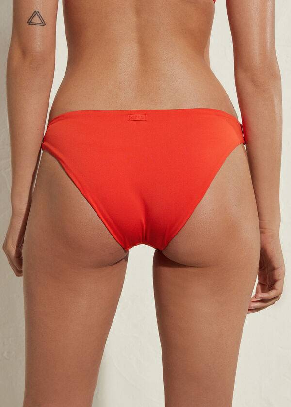 Ženski bikini spodnji del calzedonia indonesia eco rdeč