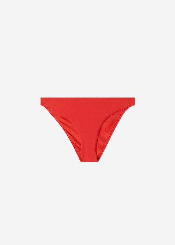 Ženski bikini spodnji del calzedonia indonesia eco rdeč