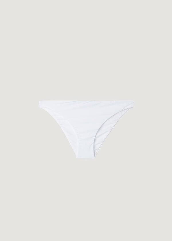 calzedonia indonesia eco nizek spodnji del bikinija za ženske bele barve