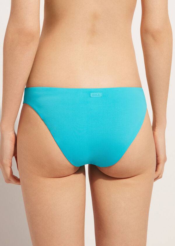 calzedonia indonesia eco nizek spodnji del bikinija za ženske turkizna