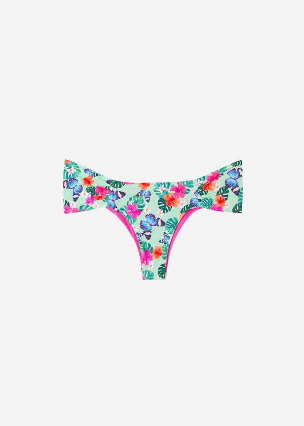 večbarvni ženski bikini z naborki calzedonia ruffled brazilian malibu
