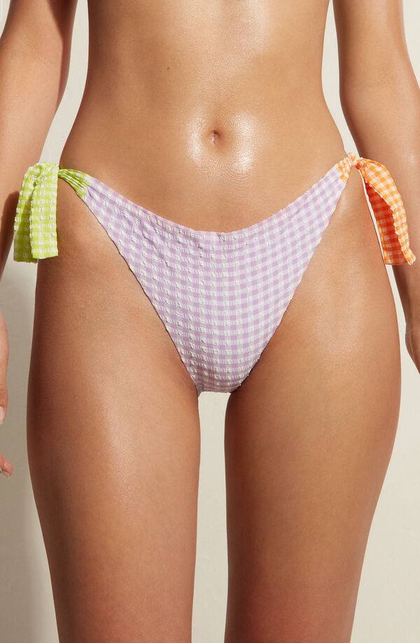 roza calzedonia string valencia ženski bikini spodnji del