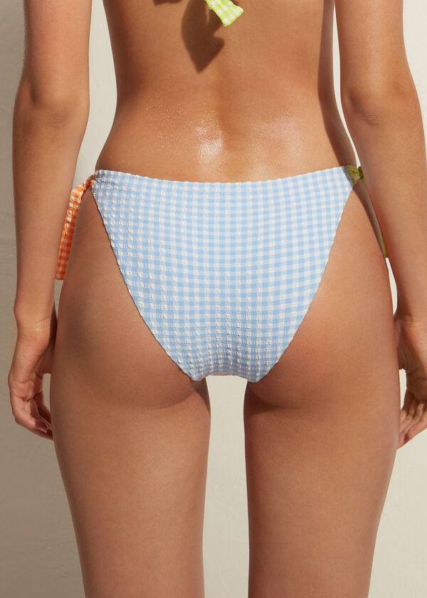 roza calzedonia string valencia ženski bikini spodnji del