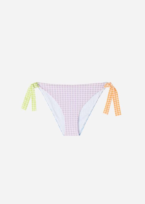 roza calzedonia string valencia ženski bikini spodnji del