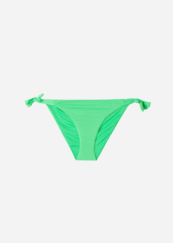 Ženski bikini spodnji del calzedonia tied indonesia eco v barvi mint