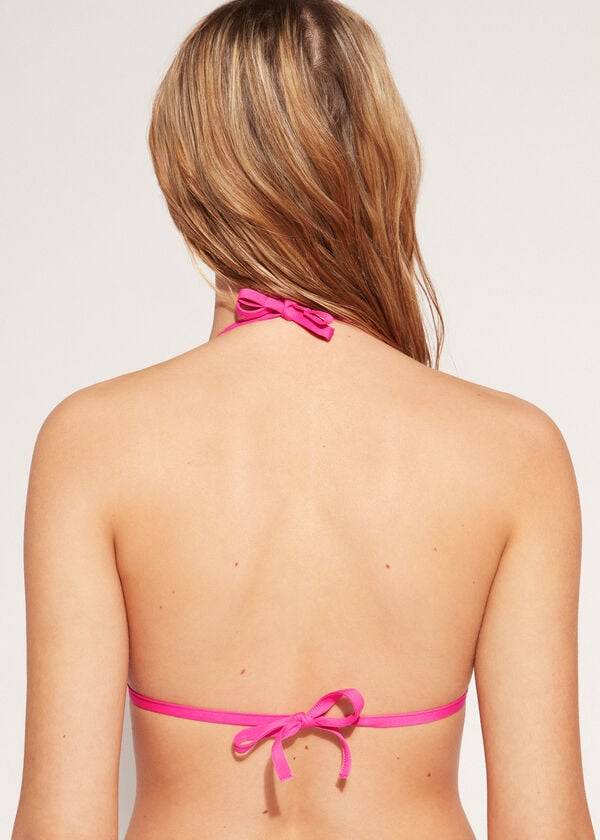 roza calzedonia graduated soft padded triangle indonesia Ženski zgornji del bikinija