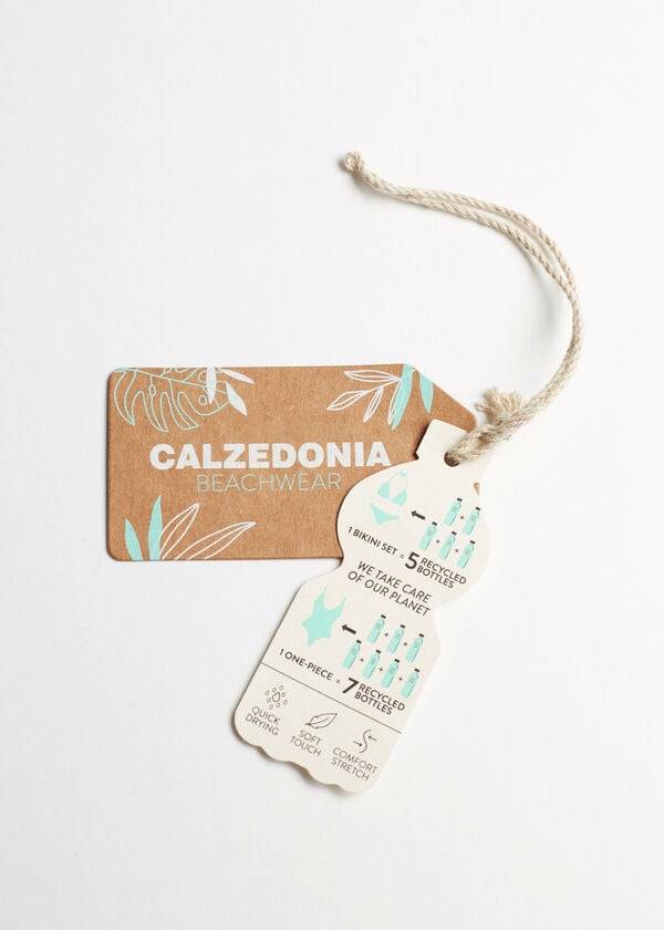 rdeč ženski podložen push-up bikini zgornji del calzedonia indonesia eco