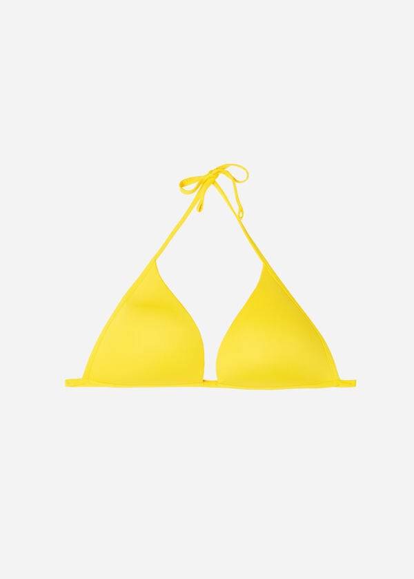 rumen ženski podložen zgornji del bikinija calzedonia triangle indonesia eco rise