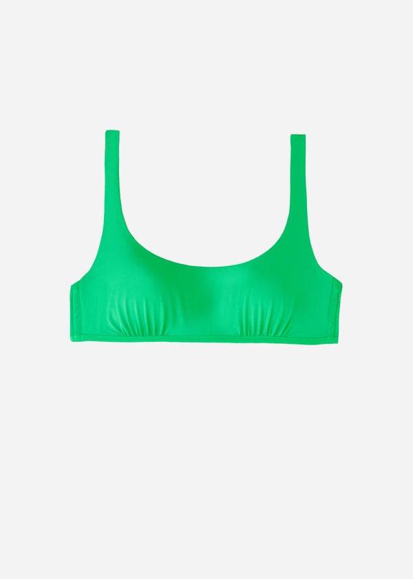Ženske majice bikini zelene barve calzedonia tank style indonesia eco rosa