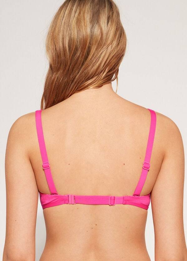 rožnate ženske majice brez rokavov calzedonia indonesia eco rosa