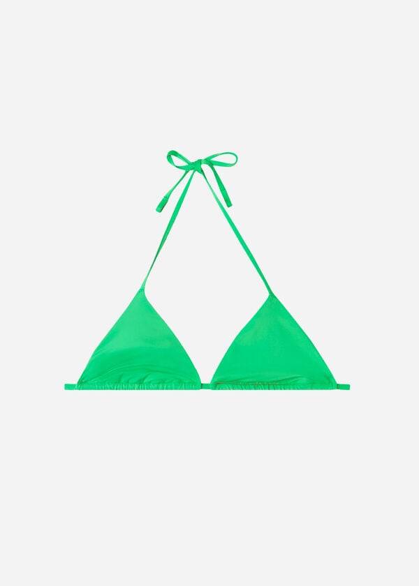 Ženske majice bikinija green calzedonia triangle string indonesia eco rosa